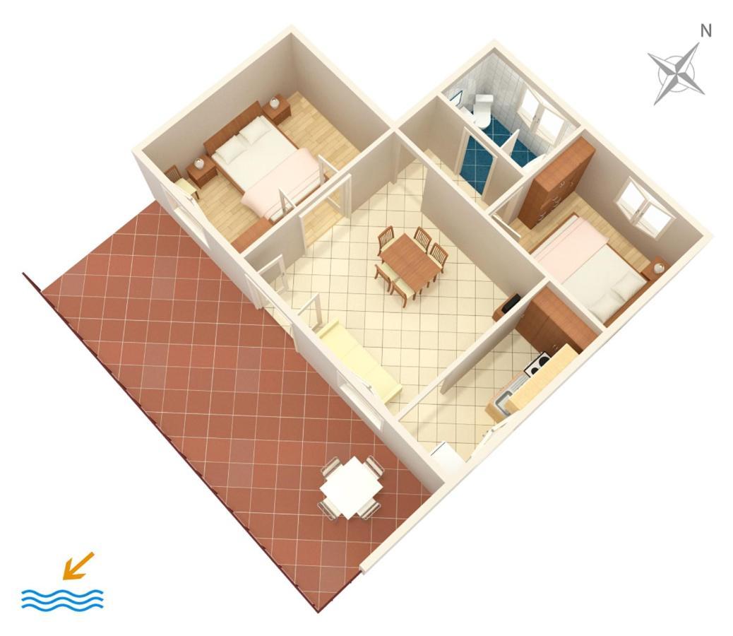 Apartments By The Sea Seget Vranjica, Trogir - 1038 Εξωτερικό φωτογραφία